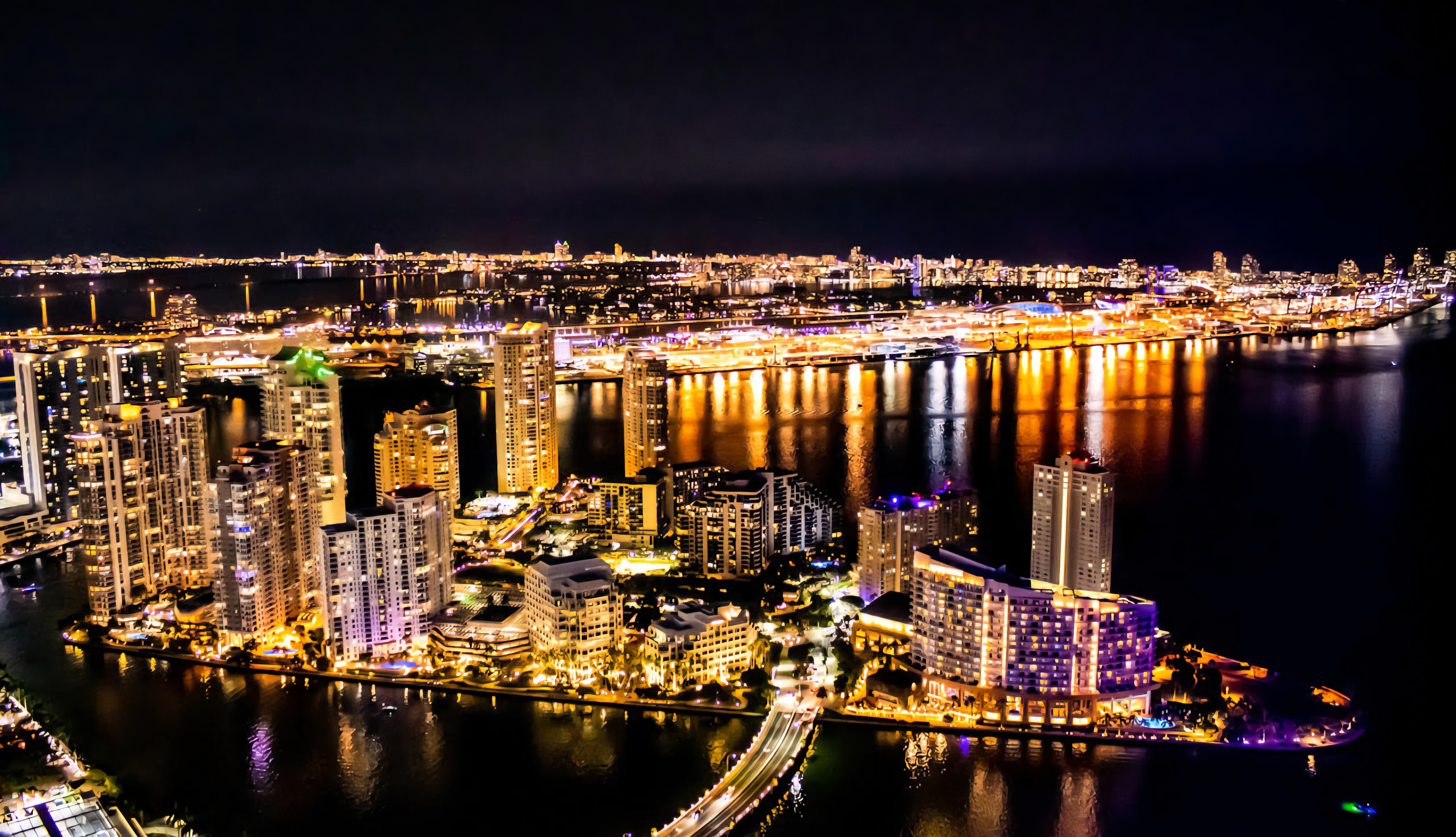 City Lights Aerial